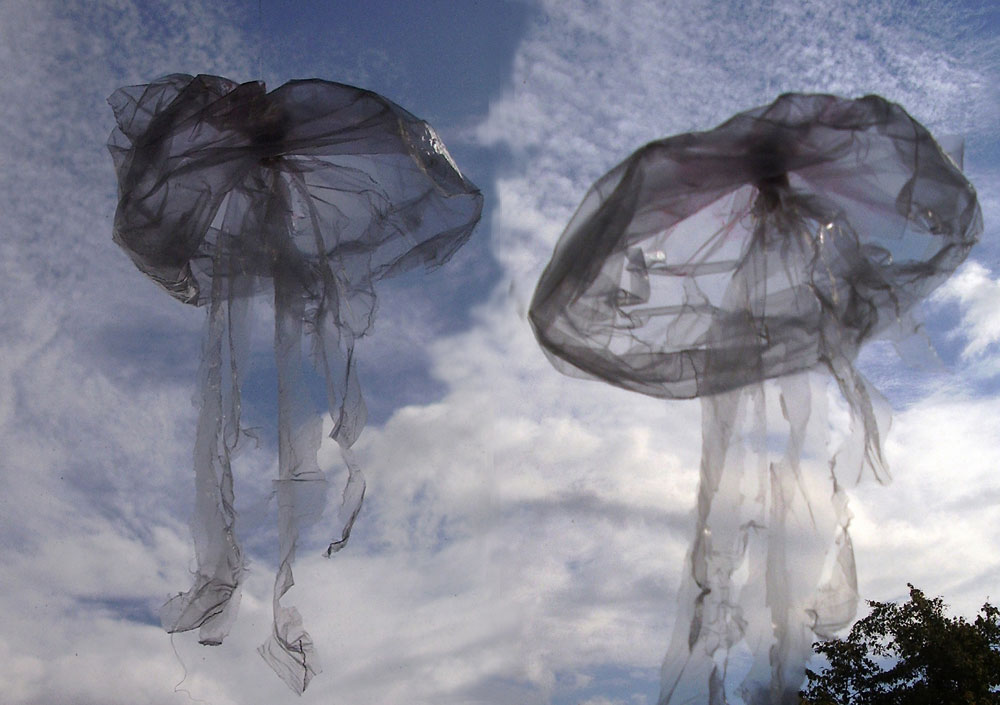 FlugQuallen aus Plastik