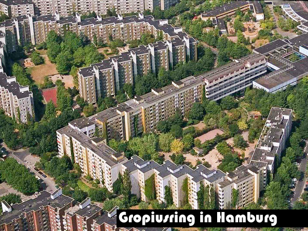 Gropiusring in Hamburg