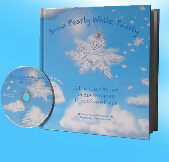 Cover: Snowpearly white twirly, 2013 translated by Claudia Raschke-Robinson, New York, Zeichnungen: Bleistift + Photoshop